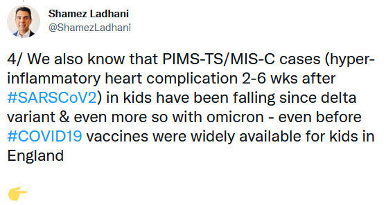 Shamez Ladhani - Vernichtendes Urteil zur Impfung für 5 bis 11jährige