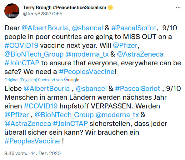 THE TWITTER FILES (15) - BioNTec drängt Twitter zur Zensur