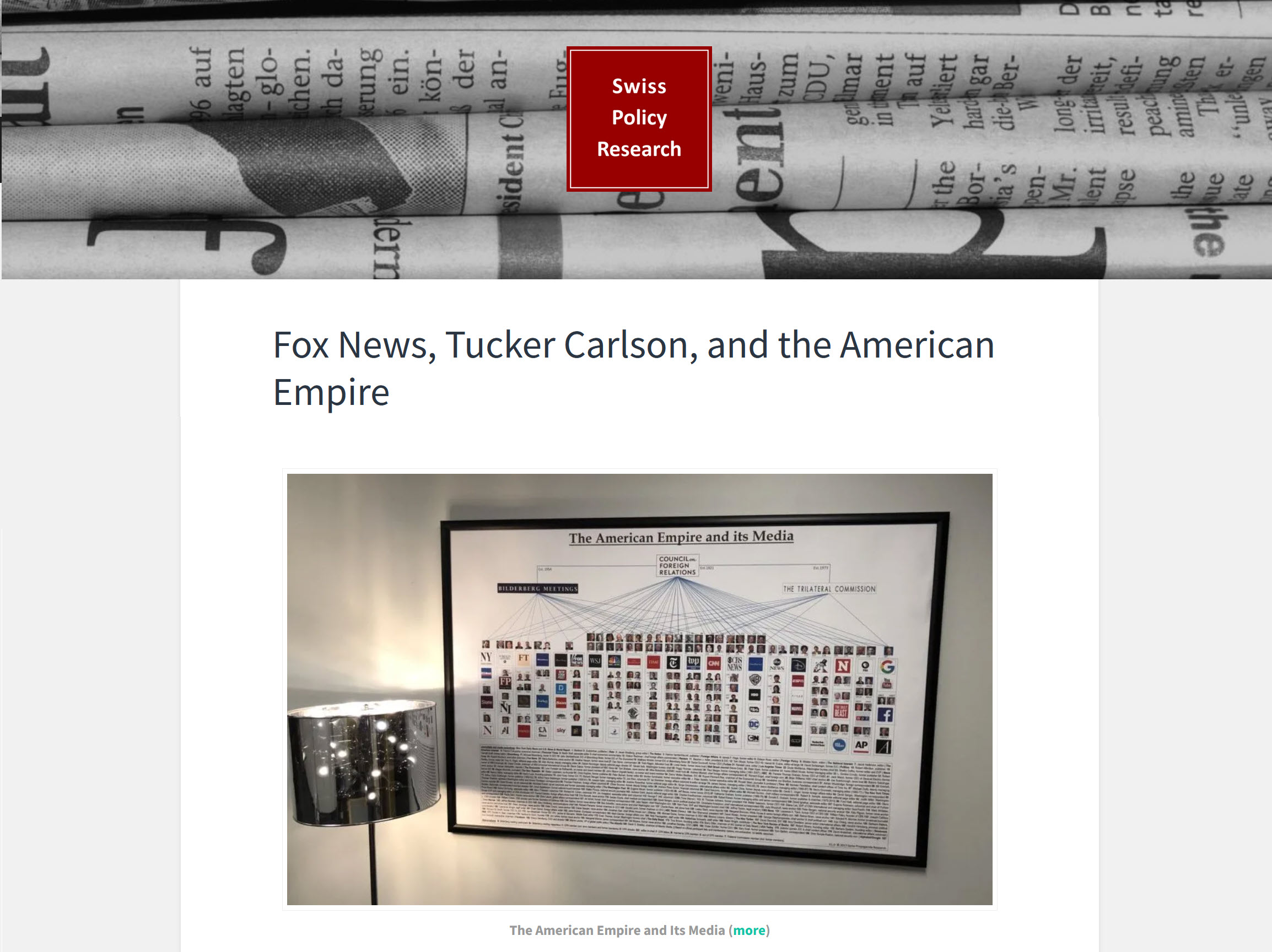 Fox News, Tucker Carlson und das amerikanische Imperium